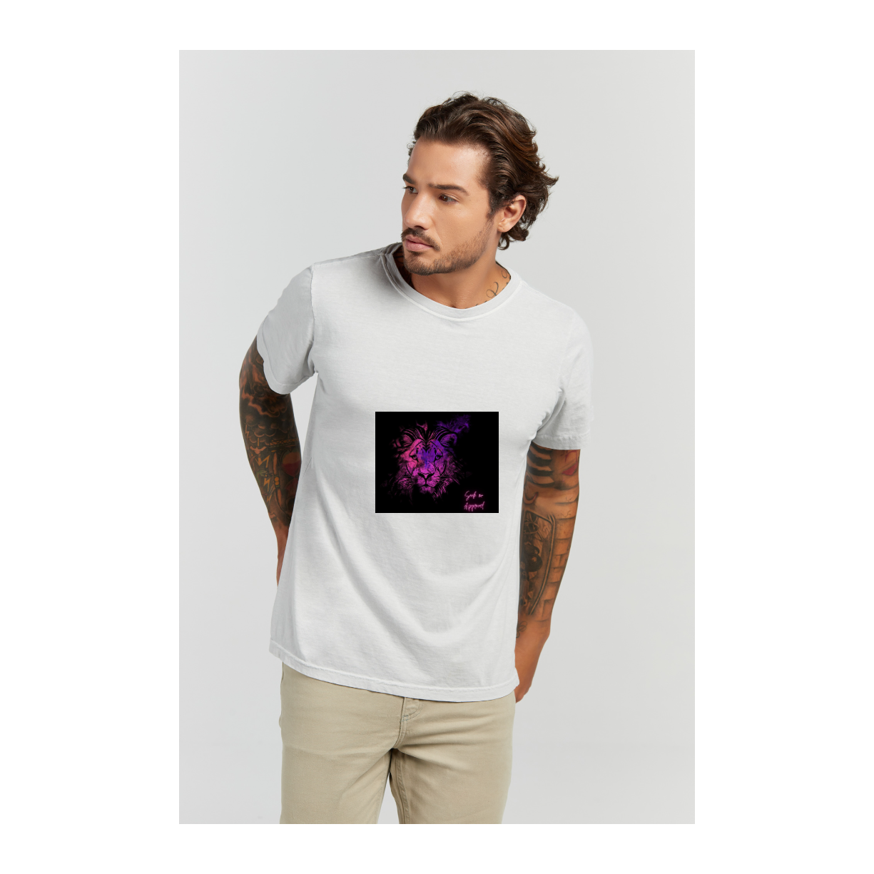 Camiseta Estonada Branco Gelo