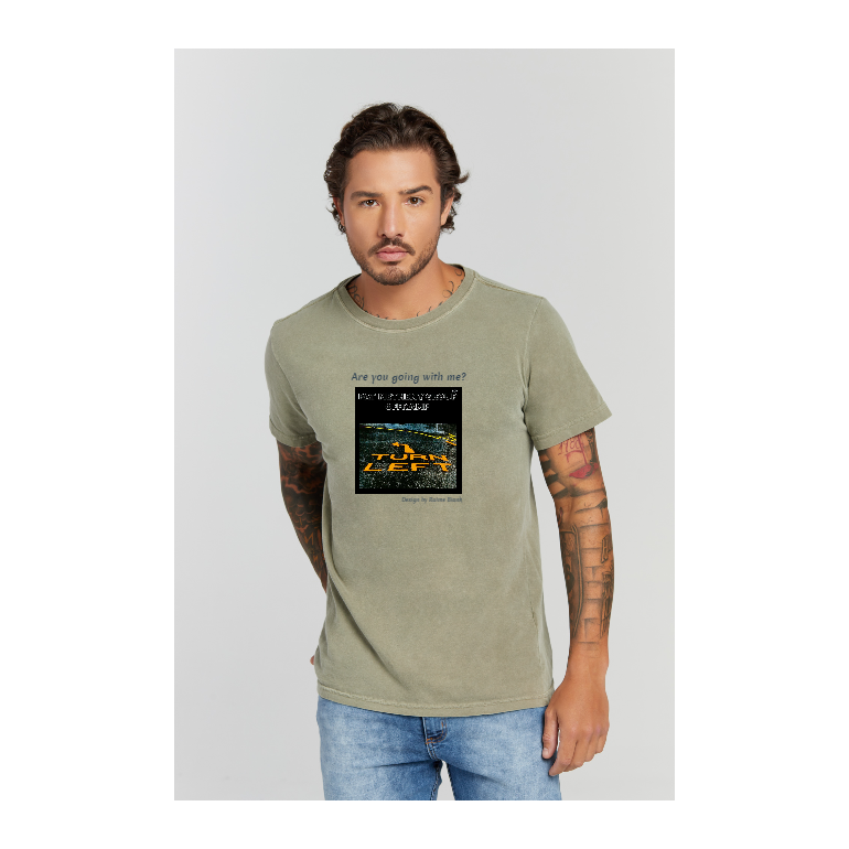 Camiseta Estonada Verde Militar