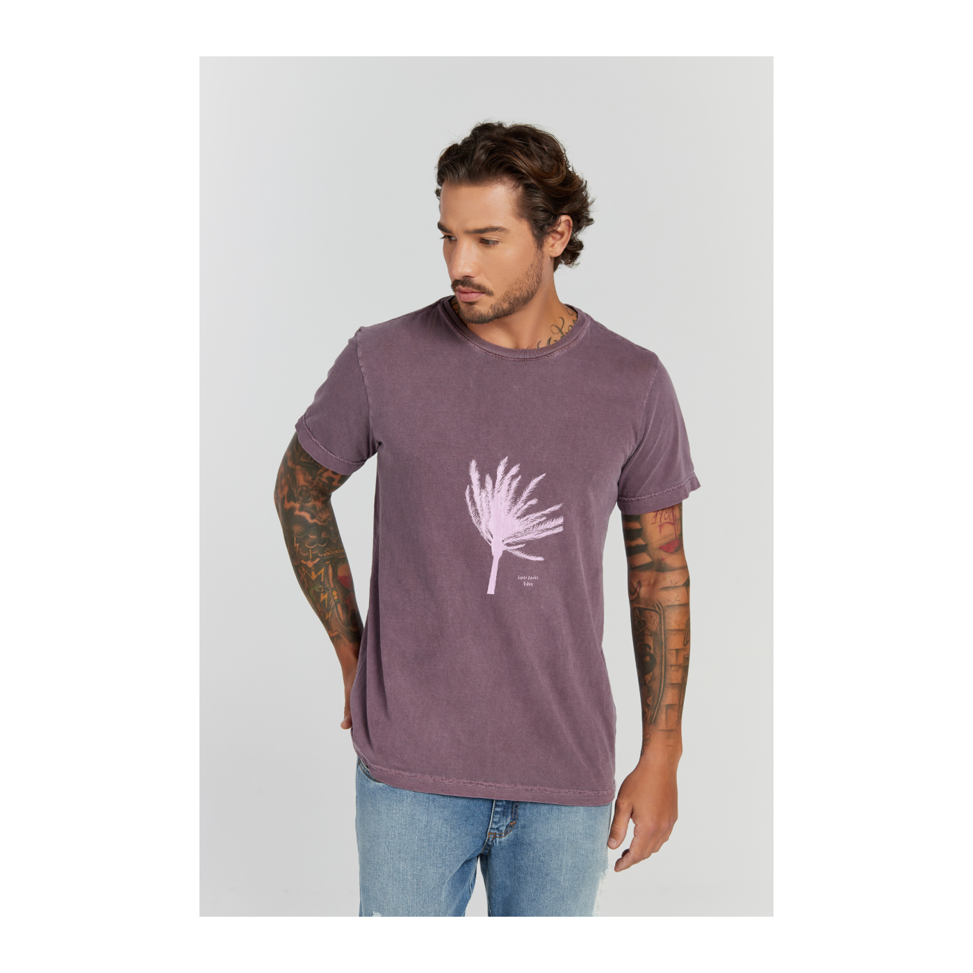 Camiseta Estonada Roxo