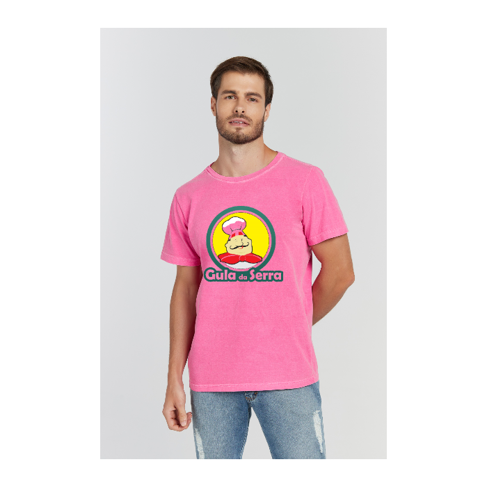 Camiseta Estonada Rosa Pink