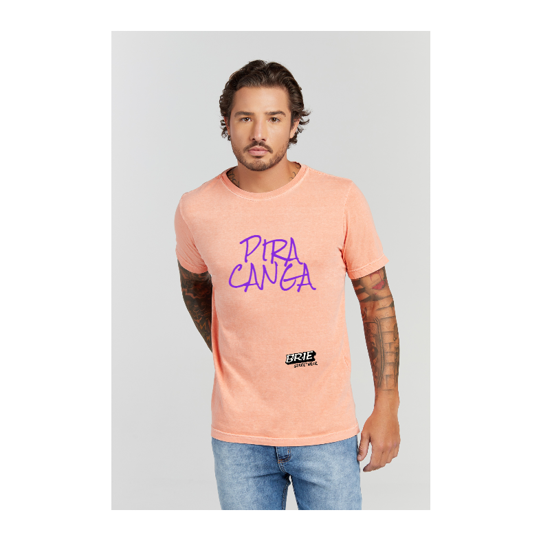 Camiseta Estonada Laranja