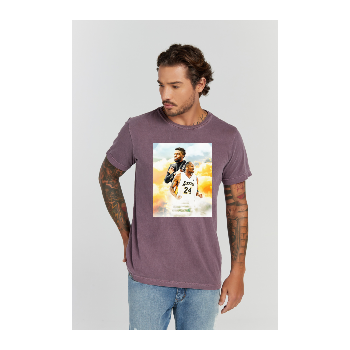 Camiseta Estonada Roxo