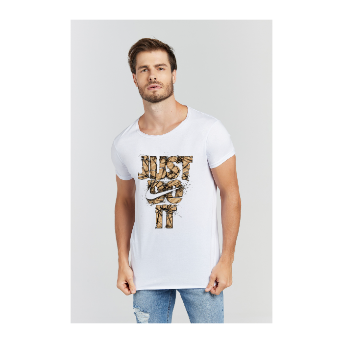 Camiseta Longline Branco
