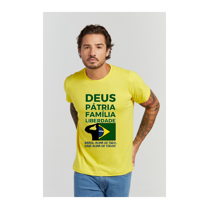 Camiseta Premium Amarelo Canário