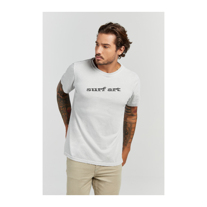 Camiseta Estonada Branco Gelo