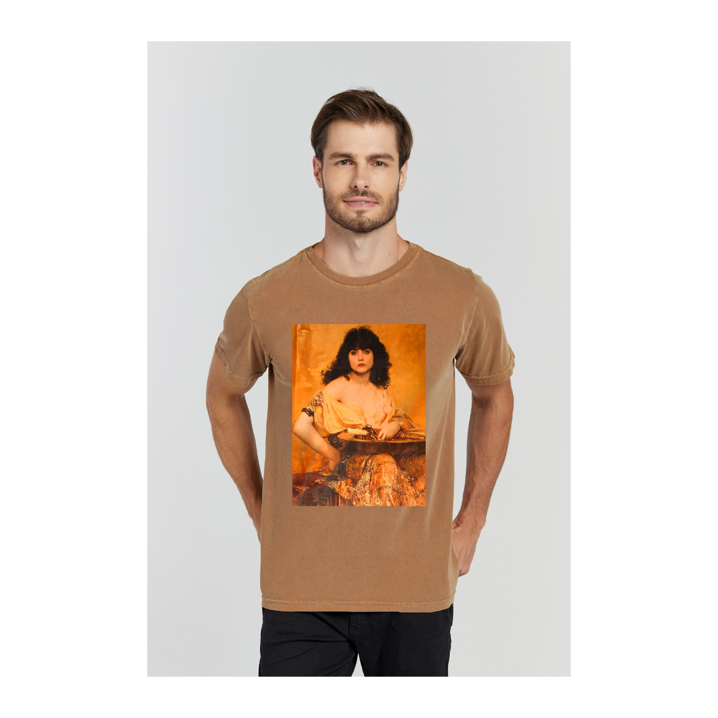 Camiseta Estonada Marrom
