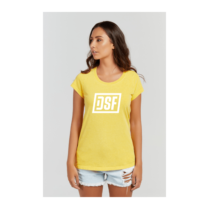 Baby long Estonada Amarelo Ouro - VB Camisetas