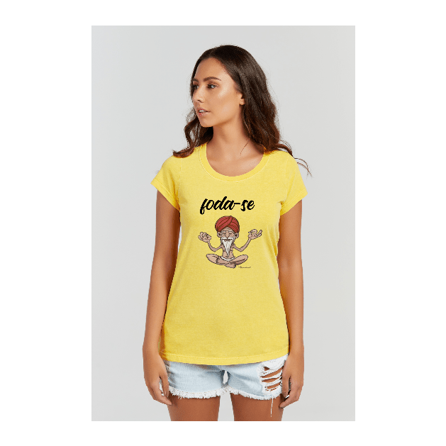 Baby long Estonada Amarelo Ouro - VB Camisetas