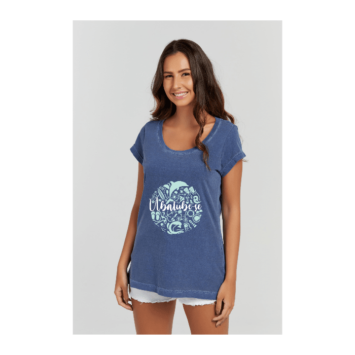 Baby long Estonada Azul Marinho - VB Camisetas