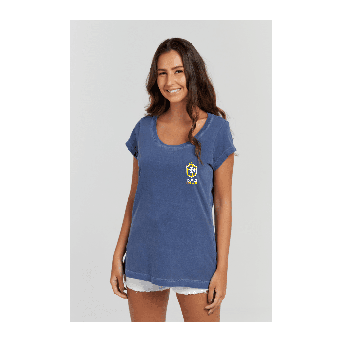 Baby long Estonada Azul Marinho - VB Camisetas