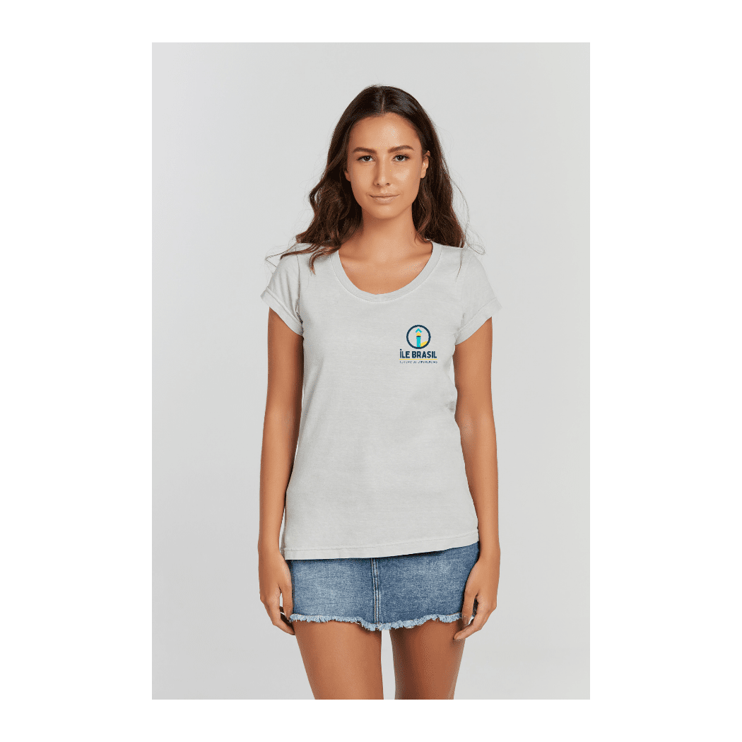 Baby long Estonada Branco Gelo - VB Camisetas