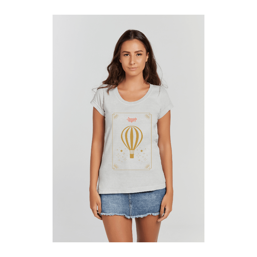 Baby long Estonada Branco Gelo - VB Camisetas