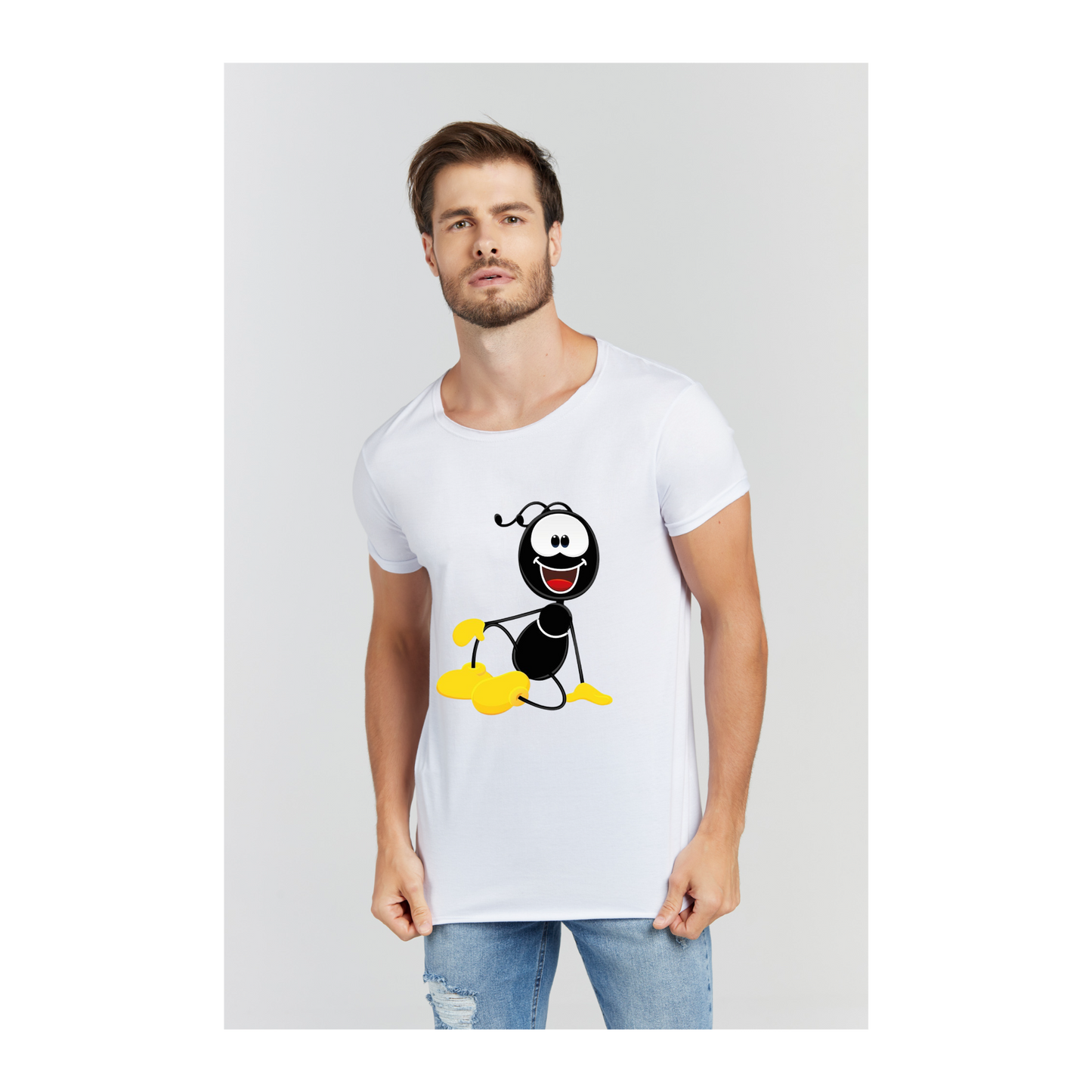 Camiseta Longline Branco