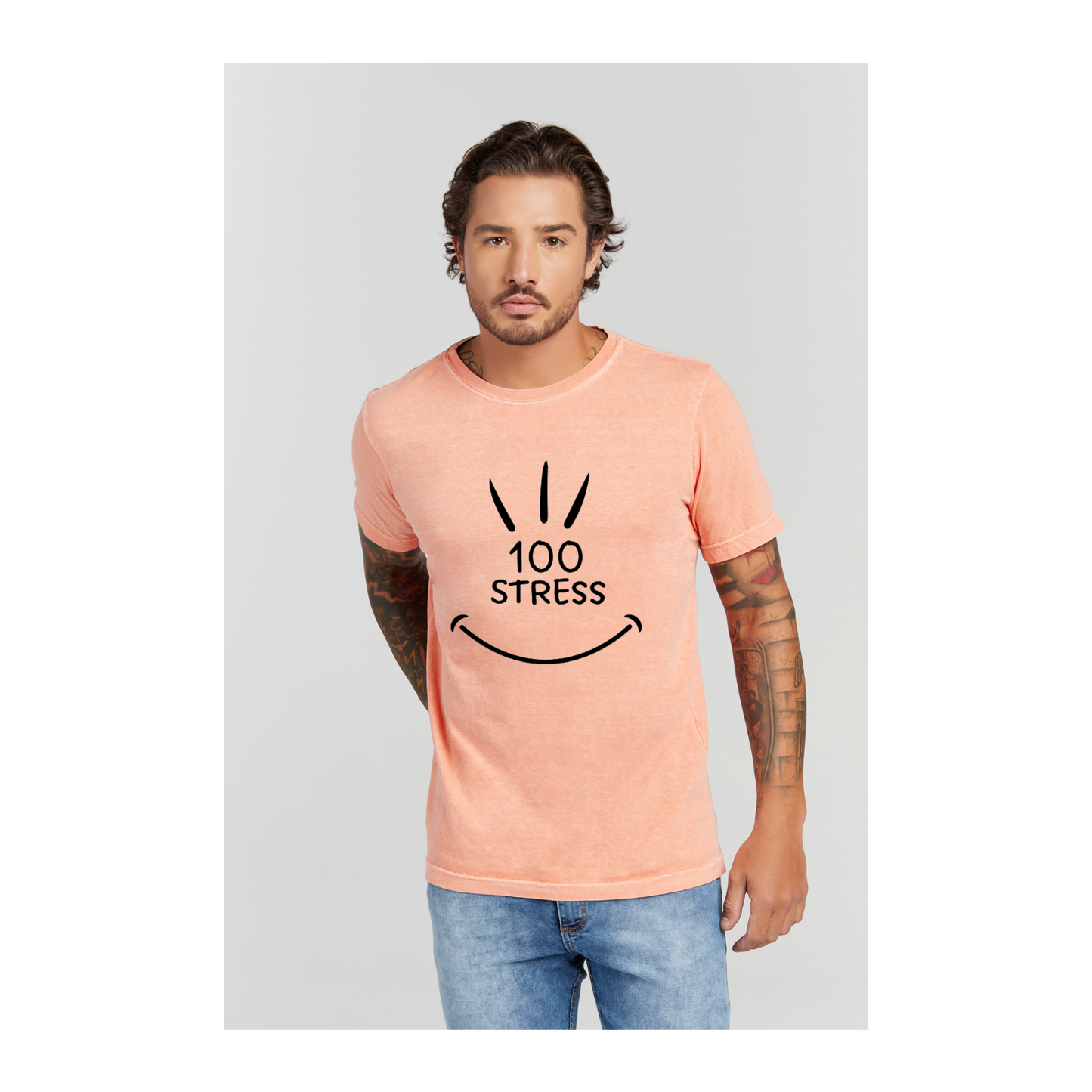 Camiseta Estonada Laranja