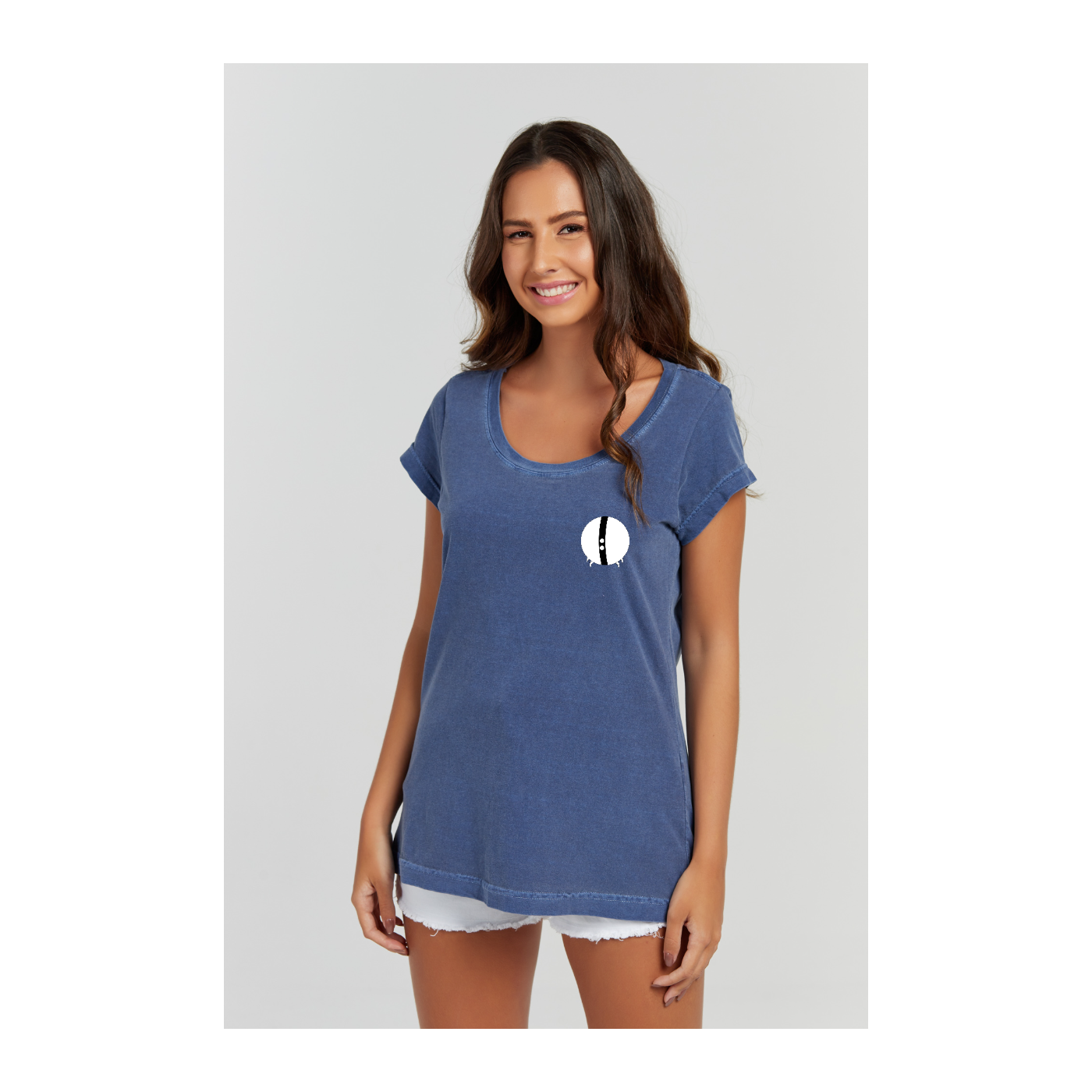 Baby long Estonada Azul Marinho