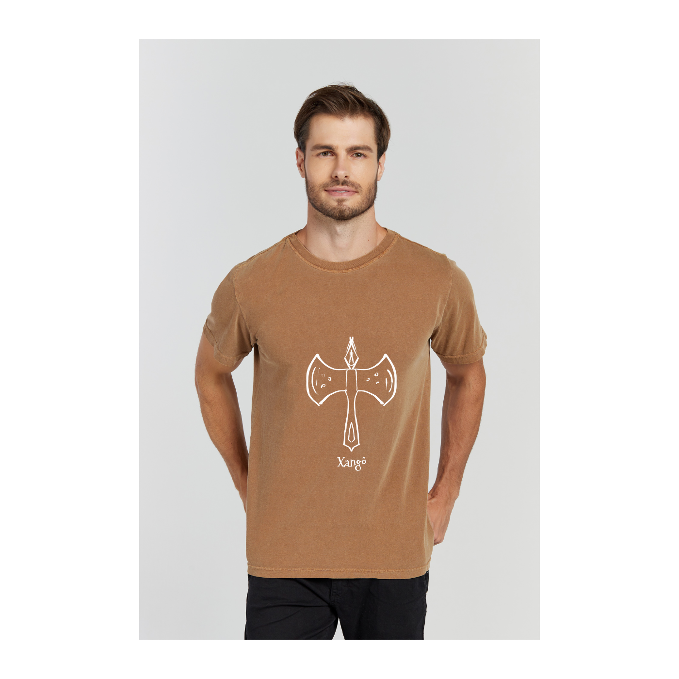 Camiseta Estonada Marrom