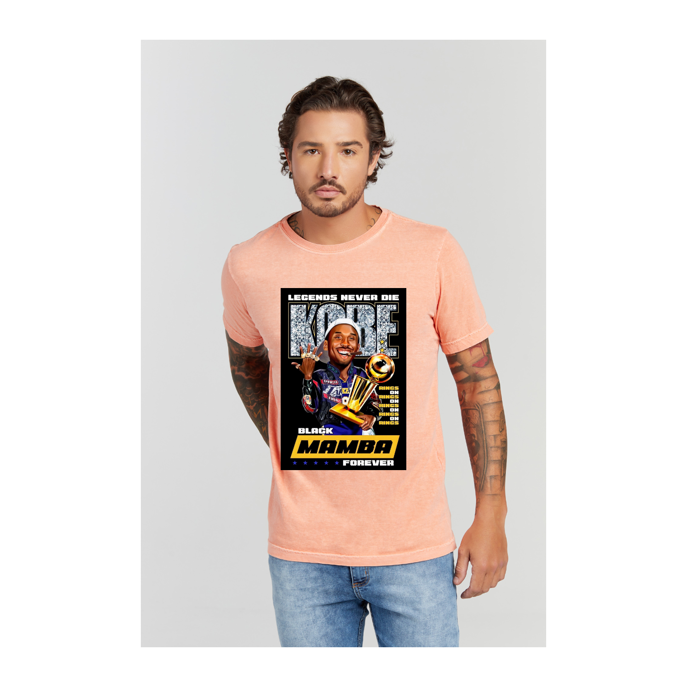 Camiseta Estonada Laranja
