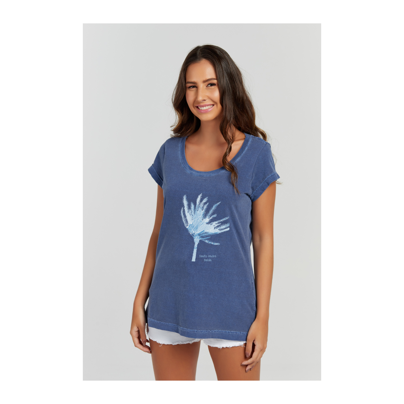 Baby long Estonada Azul Marinho