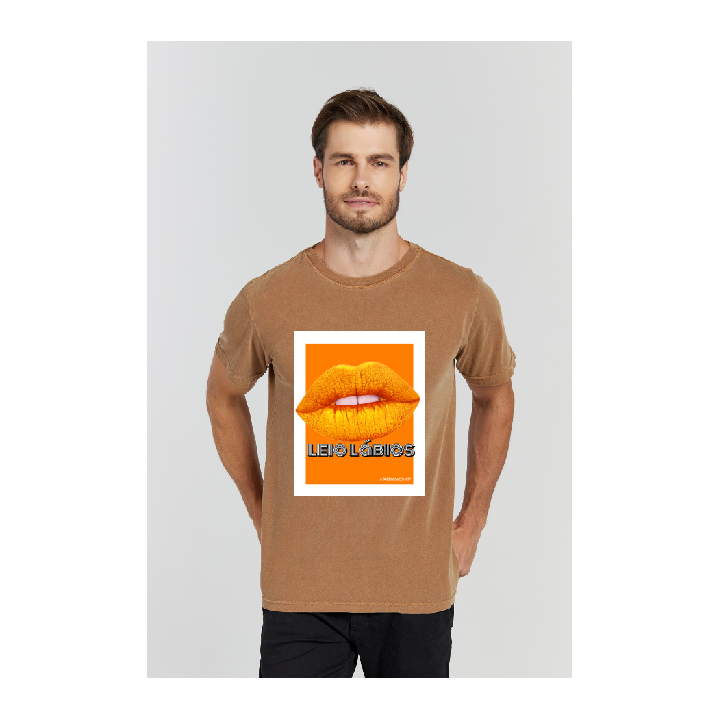 Camiseta Estonada Marrom