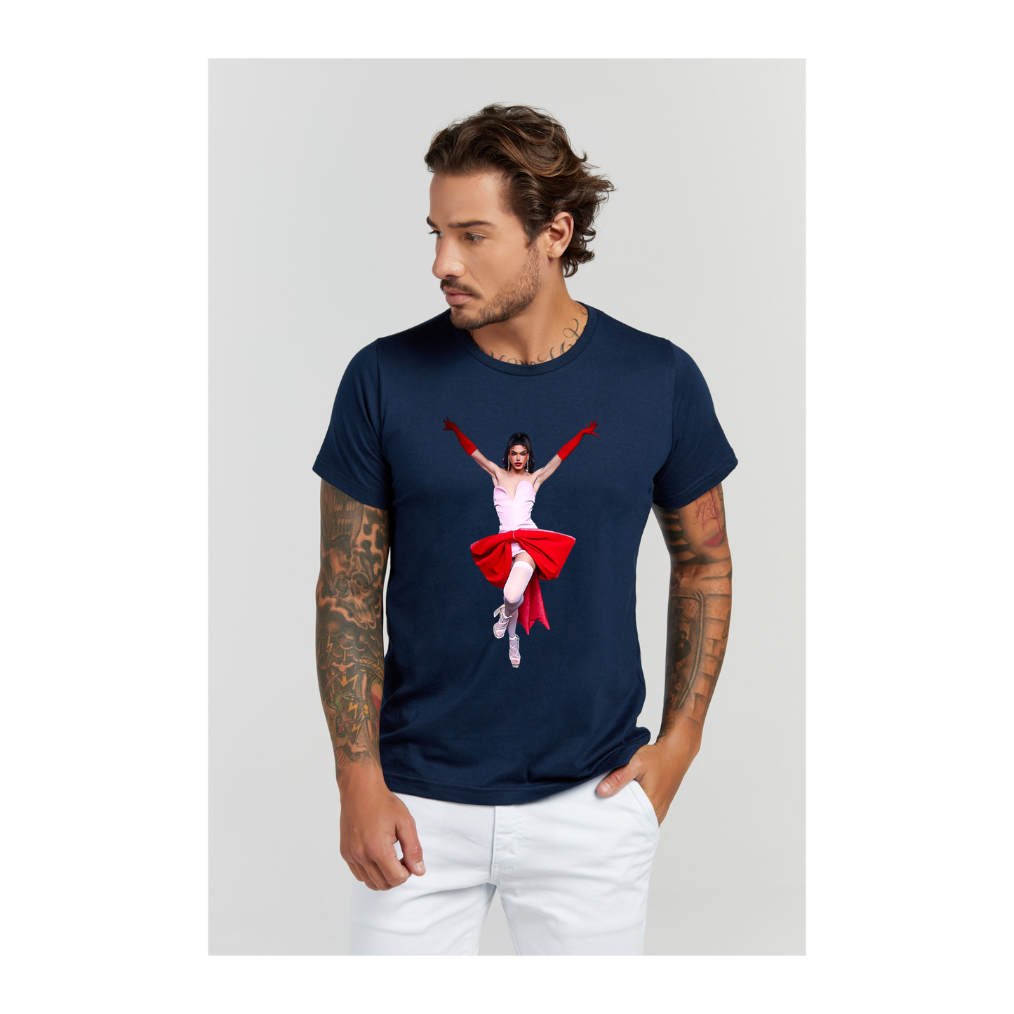 Camiseta Premium Azul Marinho