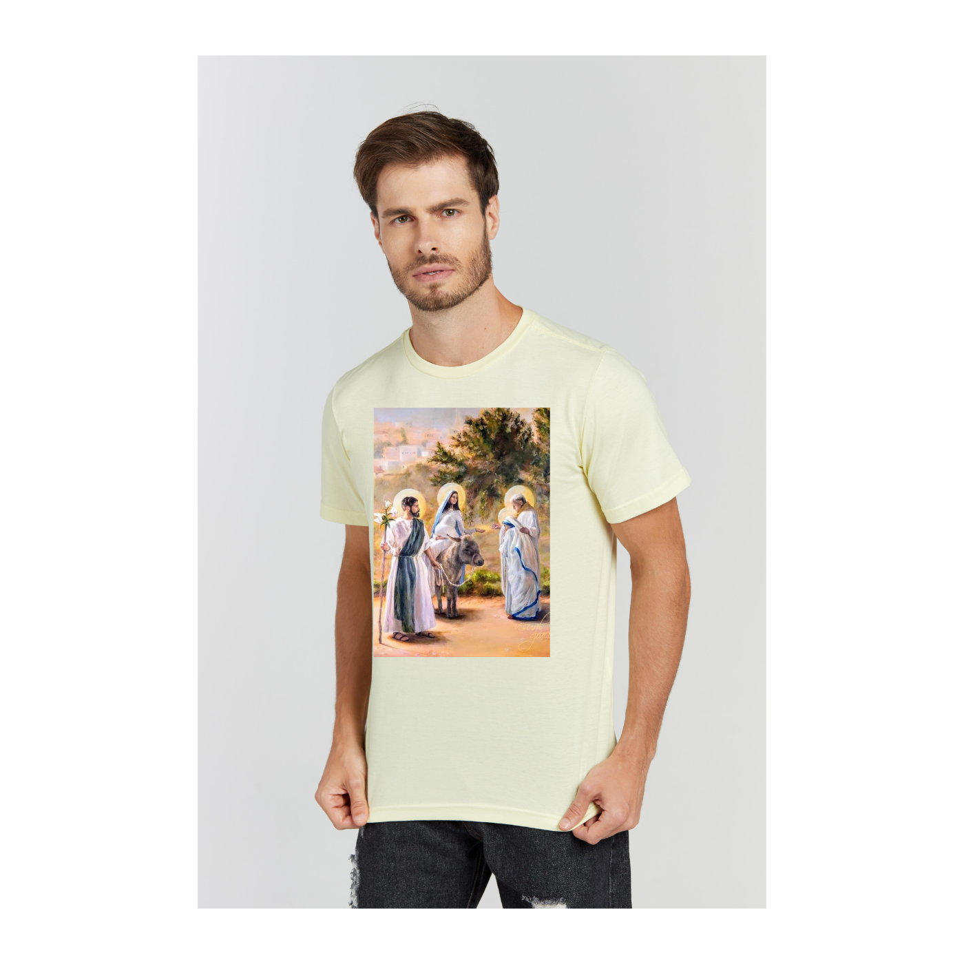 Camiseta Premium Amarelo Bebê