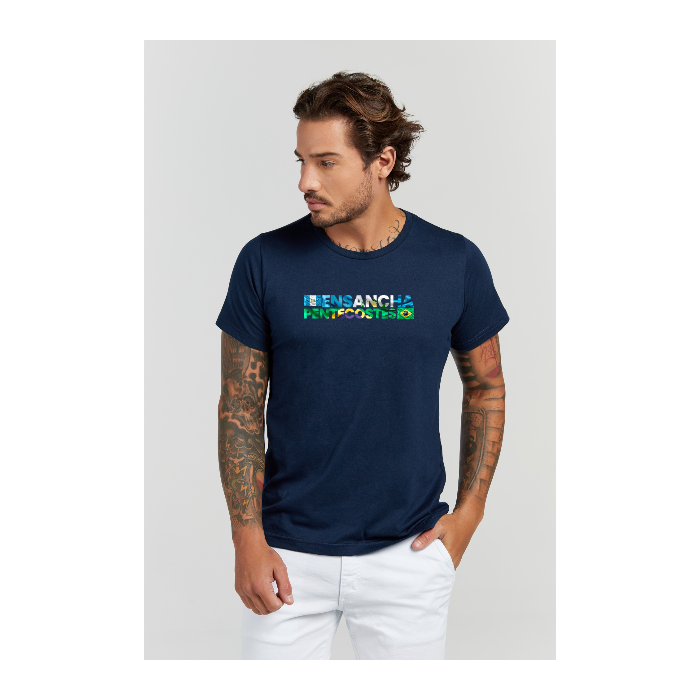 Camiseta Premium Azul Marinho