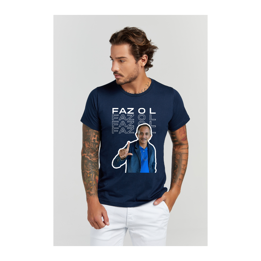 Camiseta Premium Azul Marinho