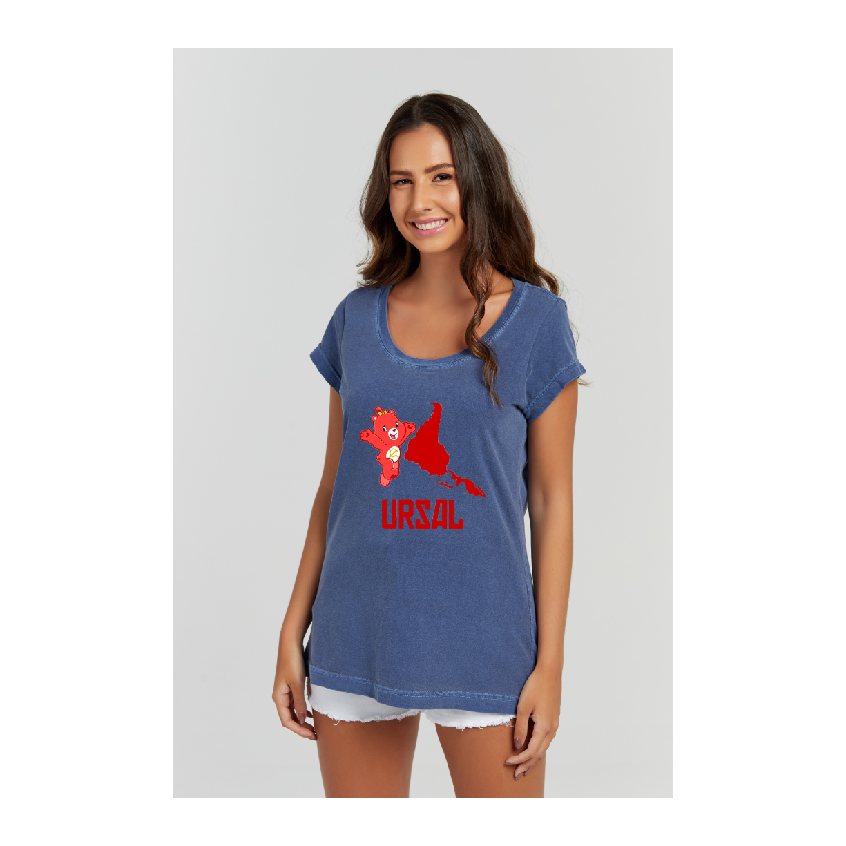 Baby long Estonada Azul Marinho