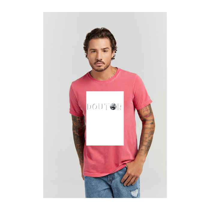 Camiseta Estonada Vermelho