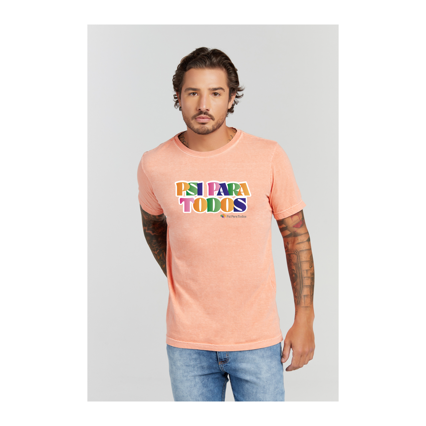 Camiseta Estonada Laranja
