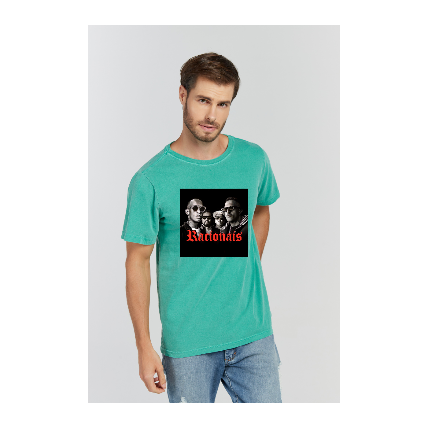 Camiseta Estonada Verde Bandeira