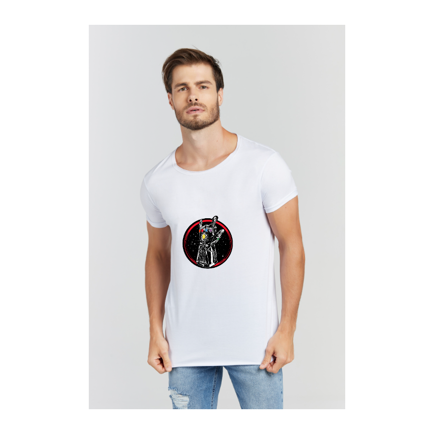 Camiseta Longline Branco