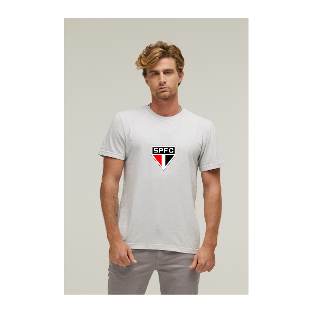 Camiseta Estonada Branco Gelo