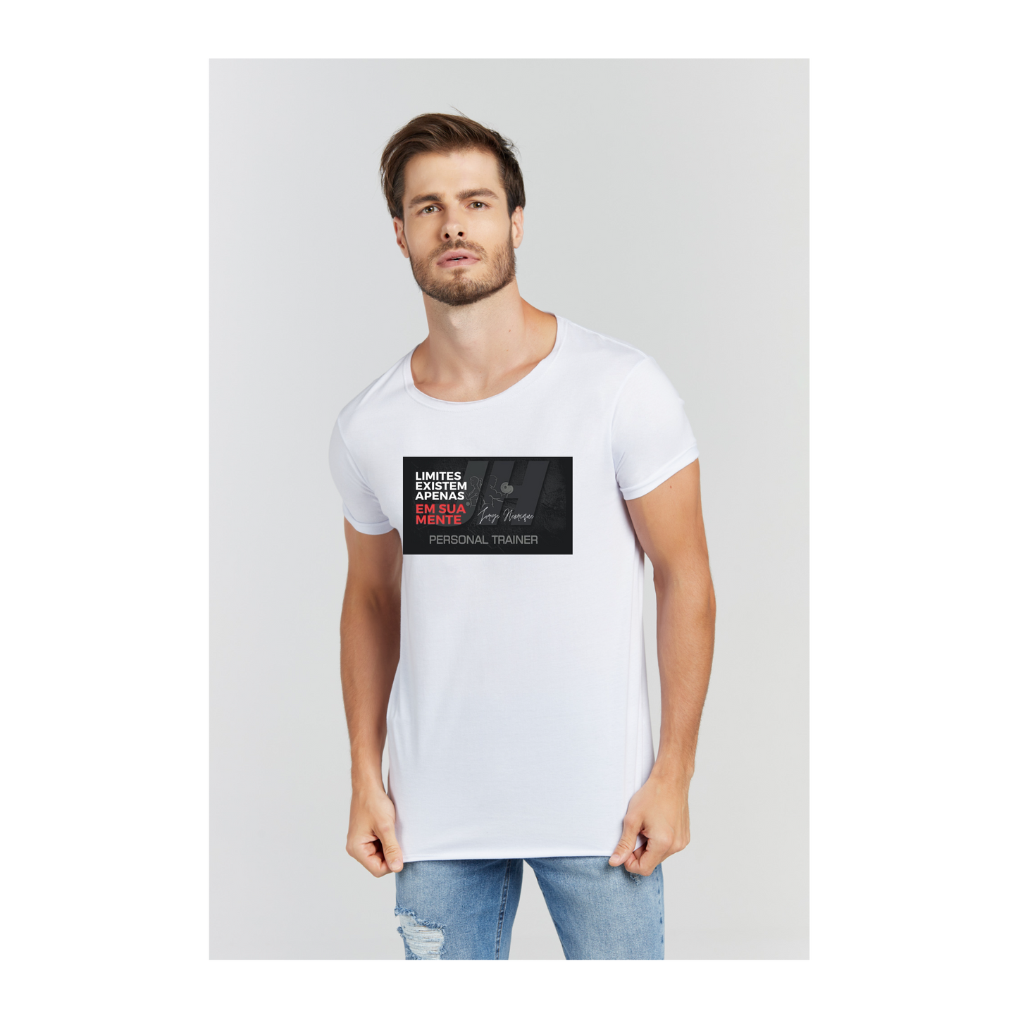 Camiseta Longline Branco