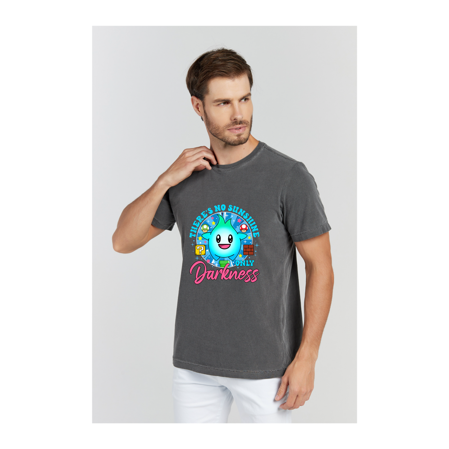Camiseta Estonada Cinza Chumbo
