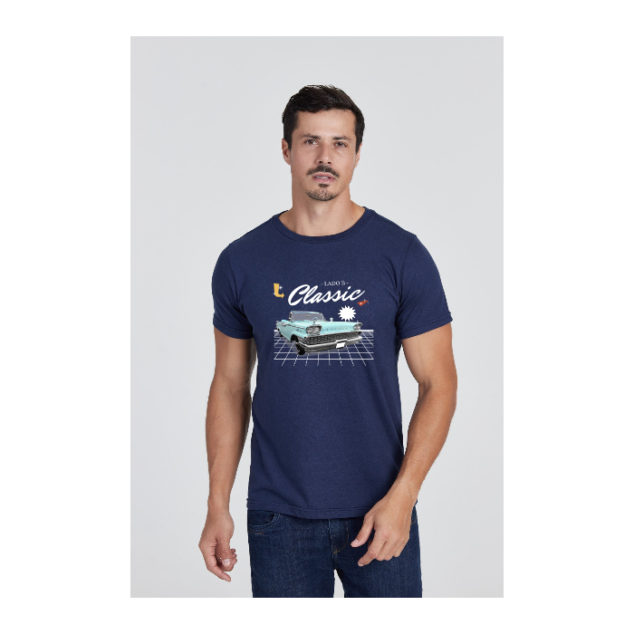 Camiseta Básica Azul Marinho