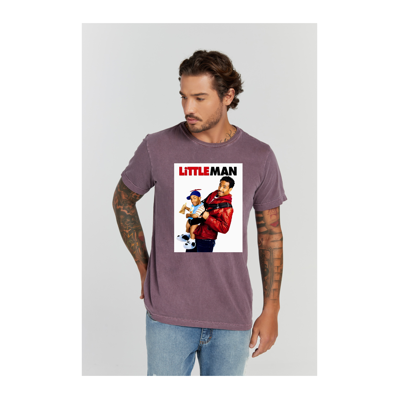Camiseta Estonada Roxo