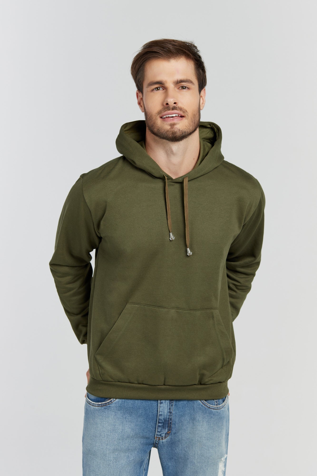 Moletom Canguru Verde Militar