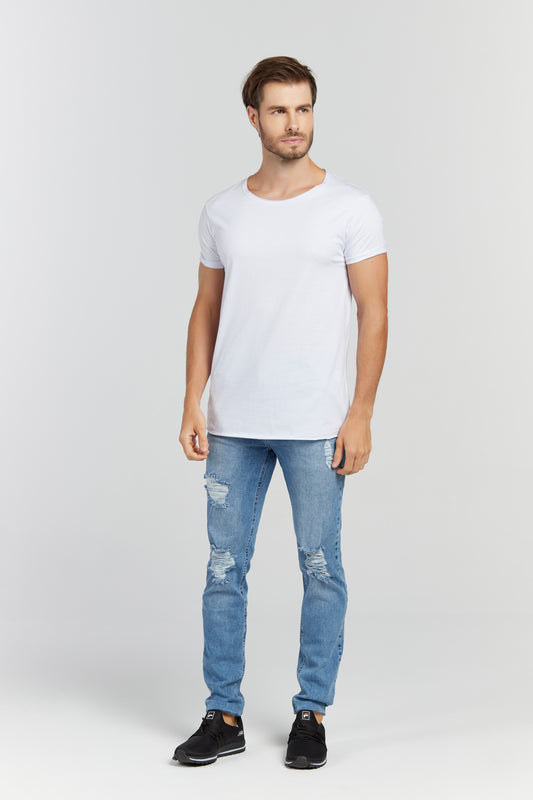 Camiseta Longline Branco