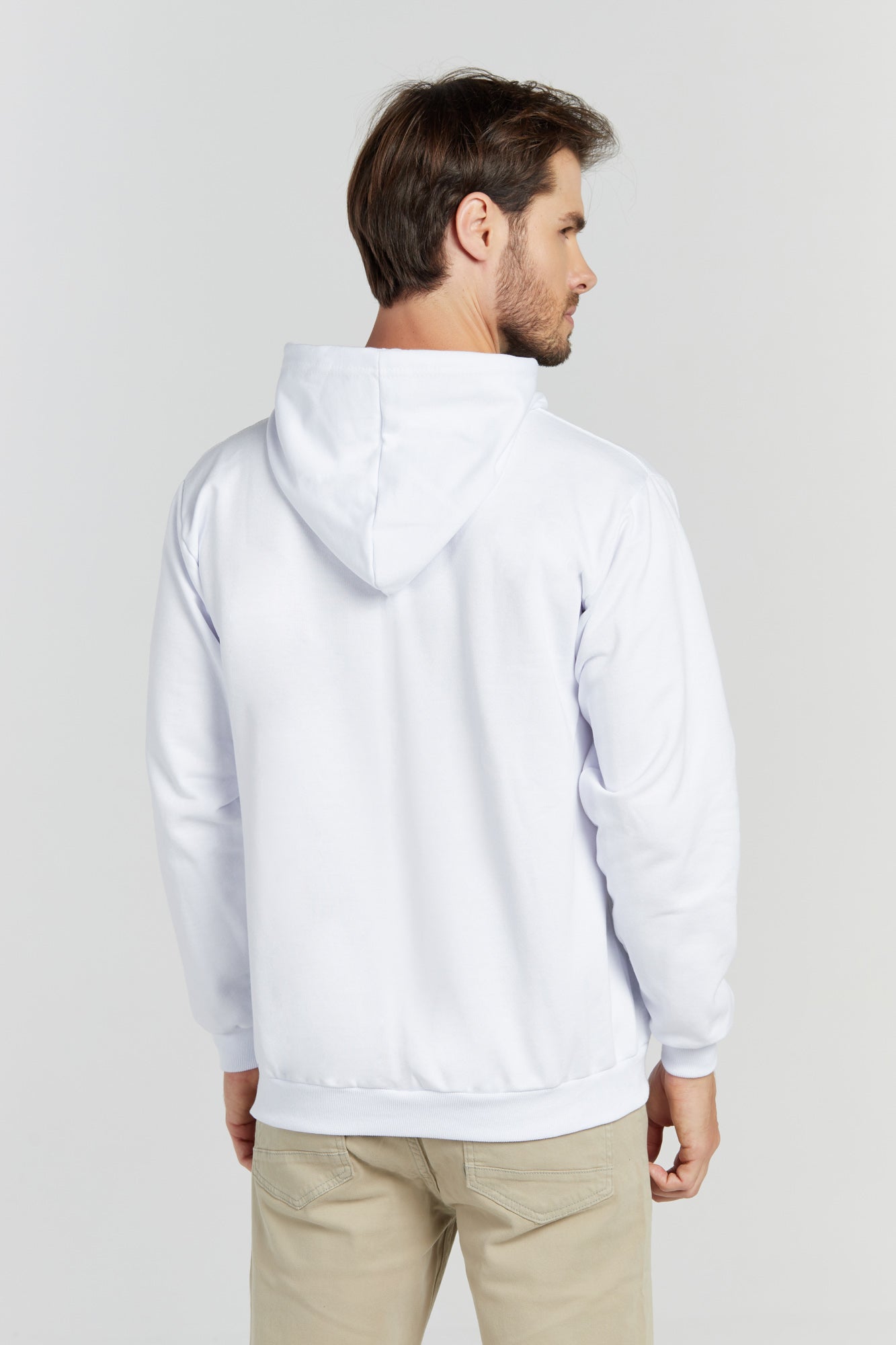 Moletom Canguru Branco