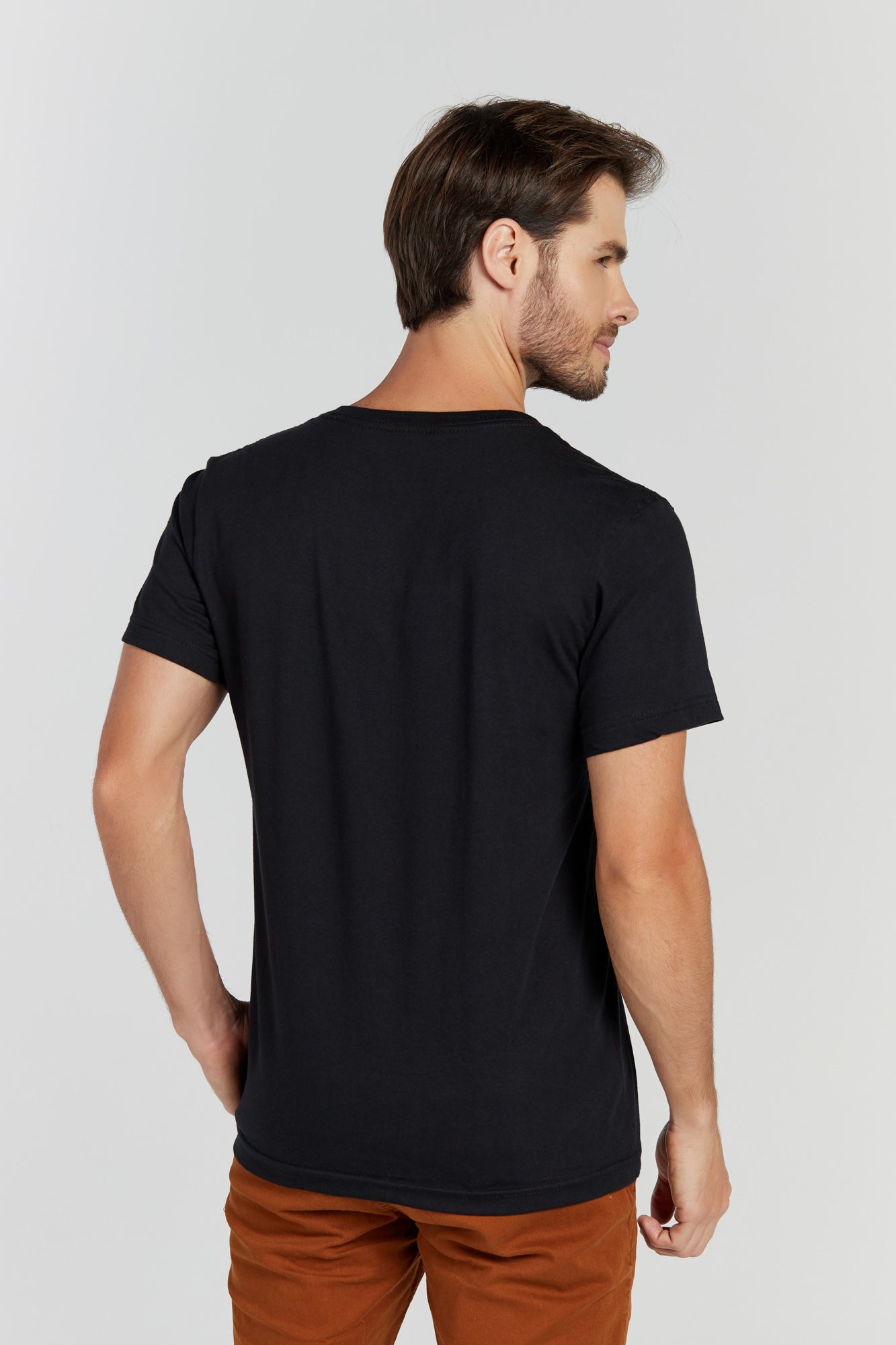 Camiseta Premium Preto Decote V
