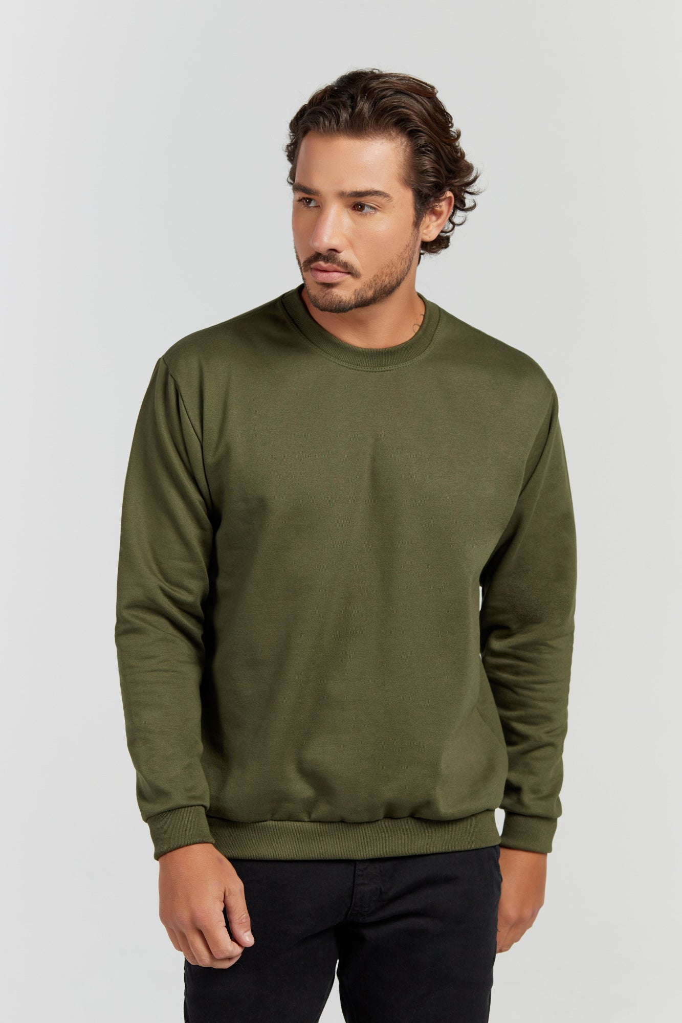 Moletom Blusão Verde Militar