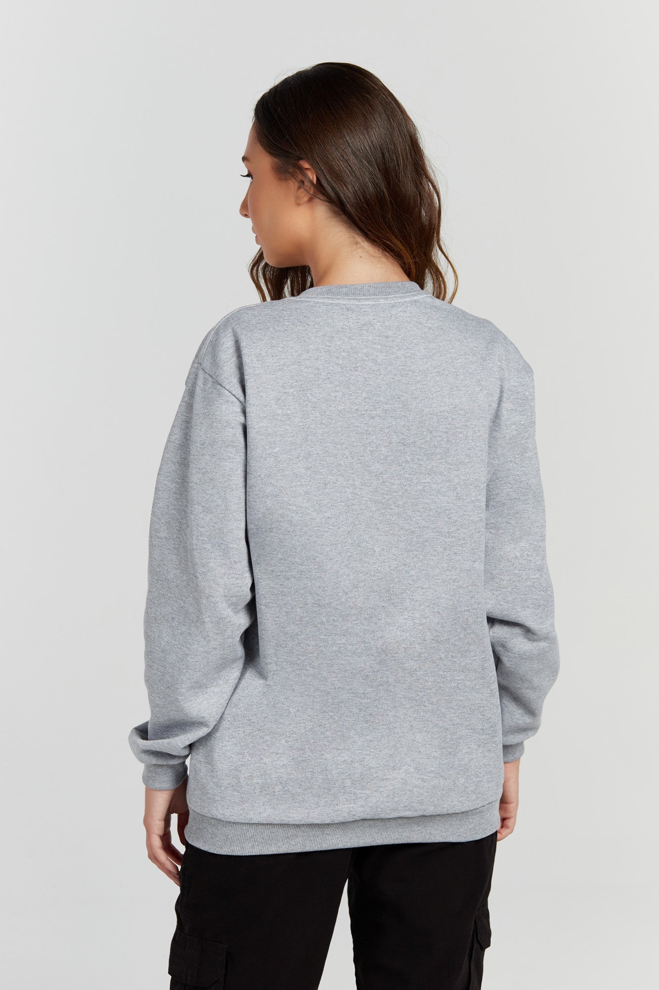 Moletom Blusão Cinza Mescla