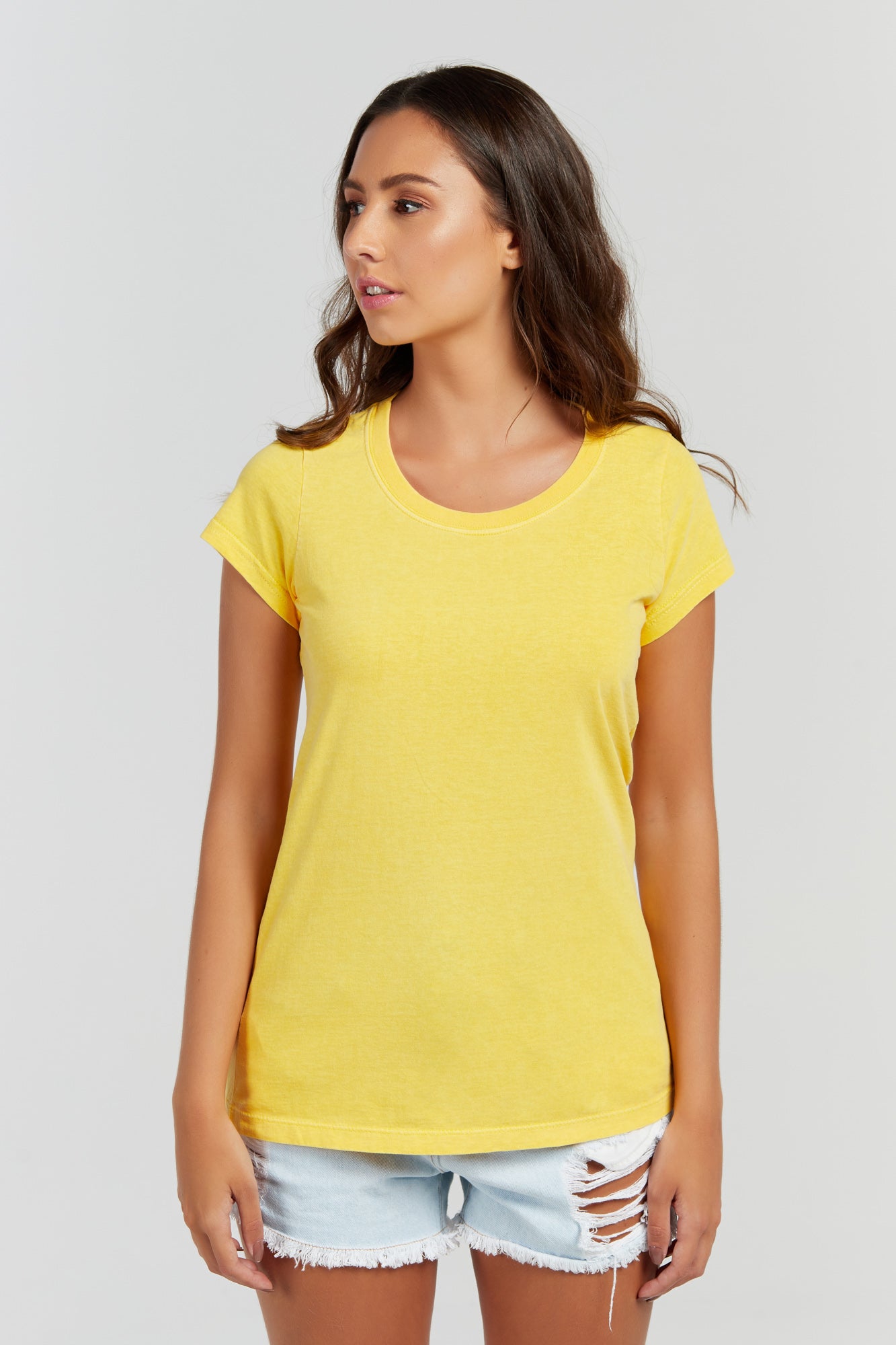 Baby long Estonada Amarelo Ouro