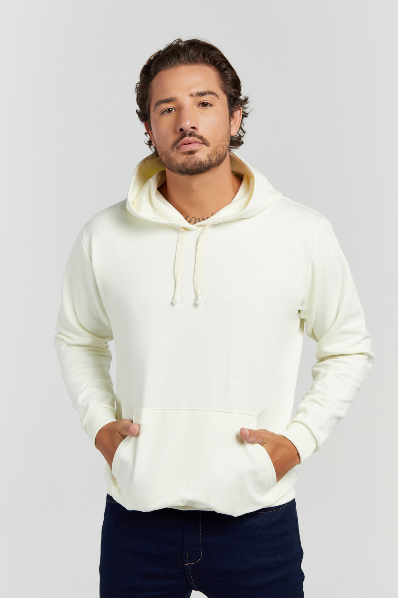 Moletom Canguru Off White
