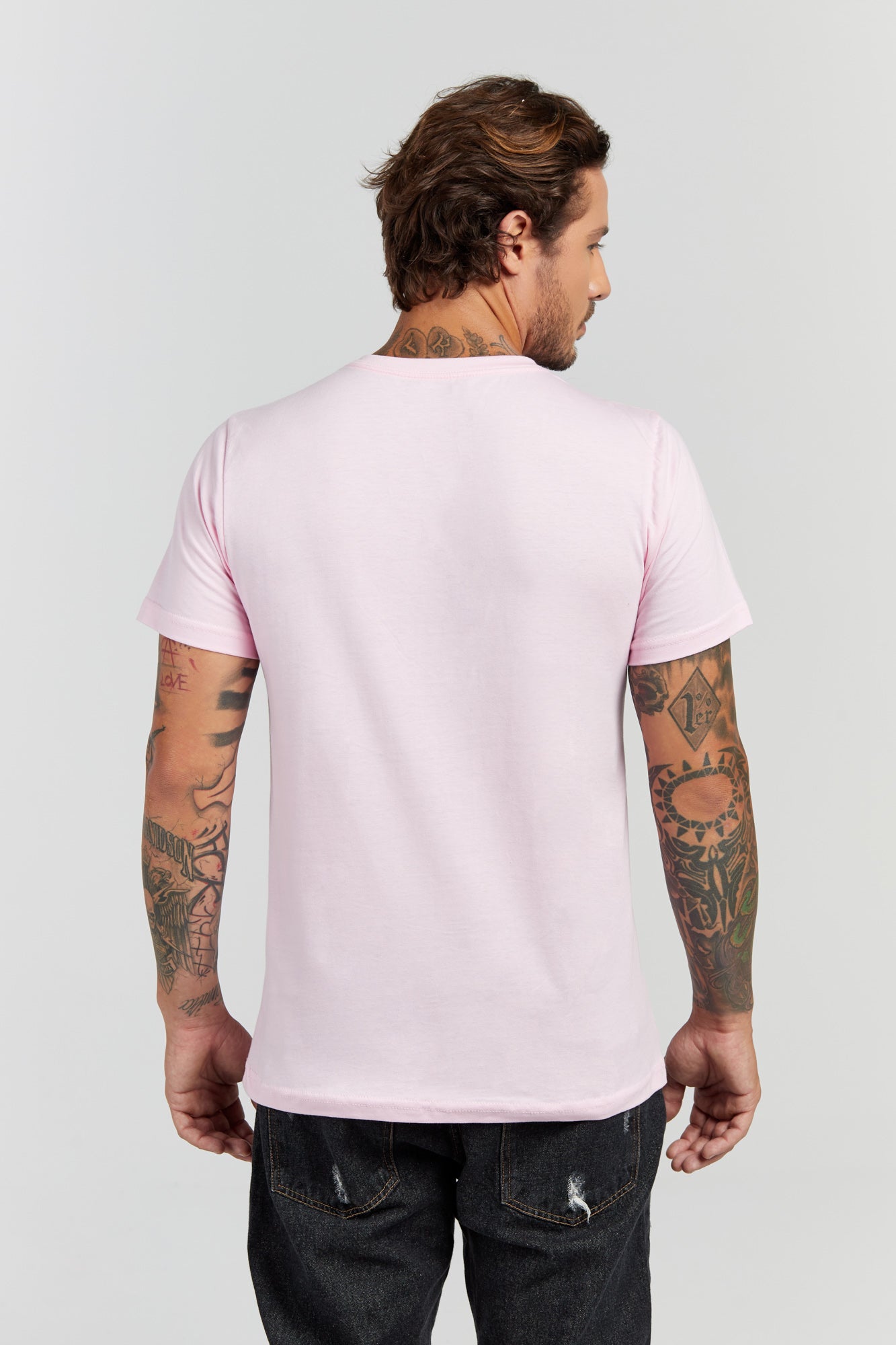 Camiseta Premium Rosa Bebê