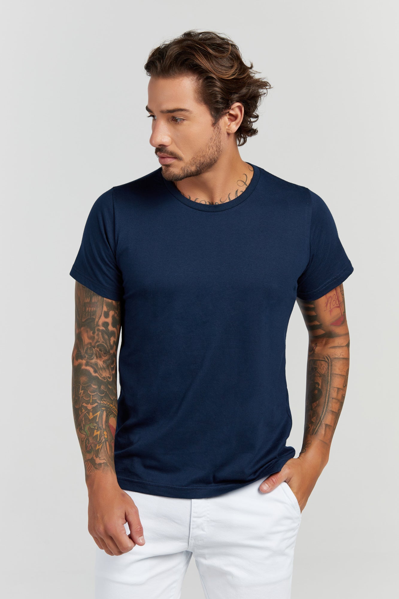 Camiseta Premium Azul Marinho