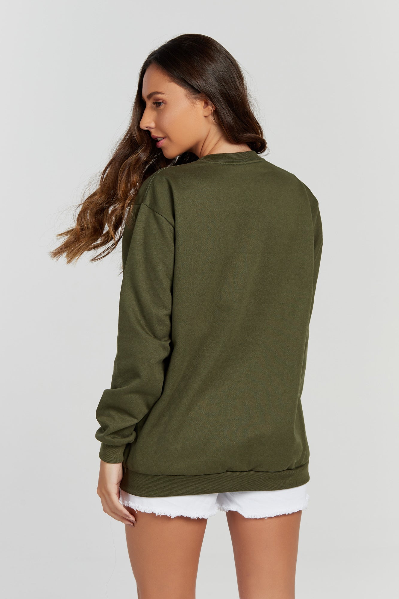 Moletom Blusão Verde Militar