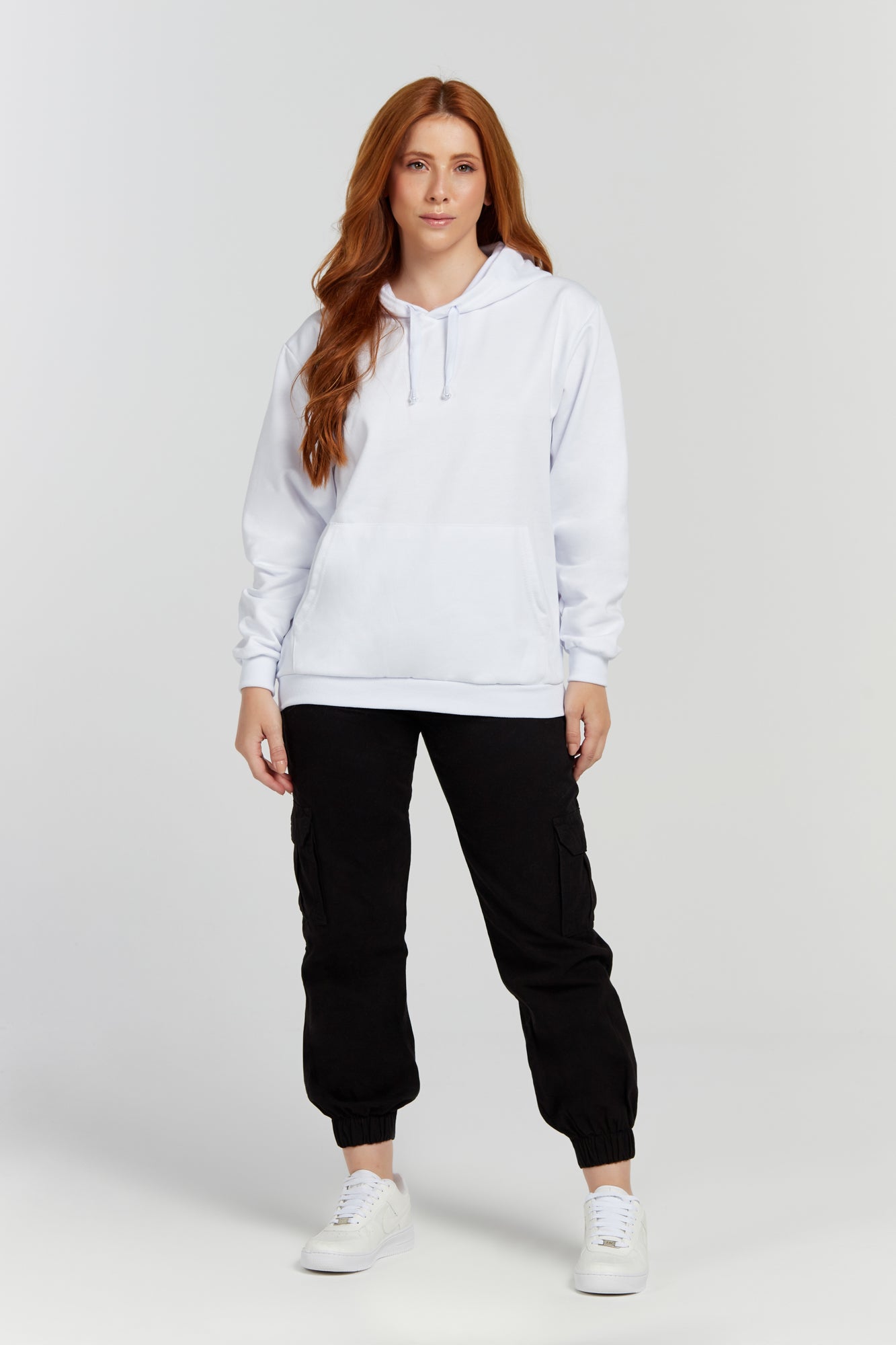 Moletom Canguru Branco