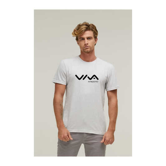 Camiseta Estonada Branco Gelo